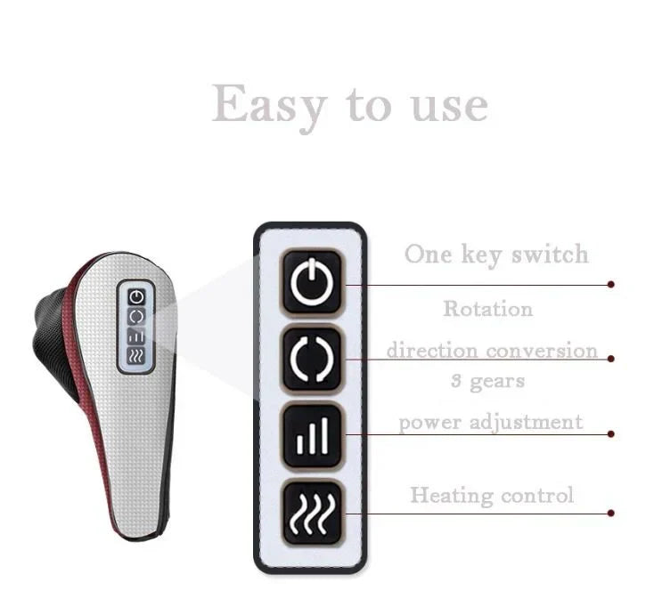 Souq al Masaar™ Red Pillow Massager – جهاز تدليك الوسادة الحمراء