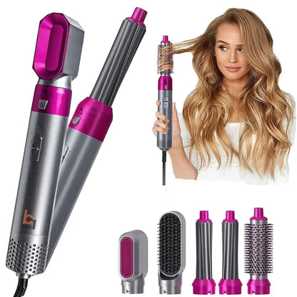 Souq al Masaar™ Hot Hair Brush 5 in 1 – فرشاة الشعر الساخنة 5 في 1