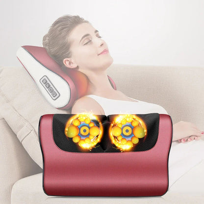 Souq al Masaar™ Red Pillow Massager – جهاز تدليك الوسادة الحمراء
