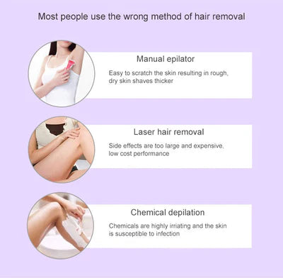 Souq al Masaar™Purple Epilator – آلة إزالة الشعر البنفسجية