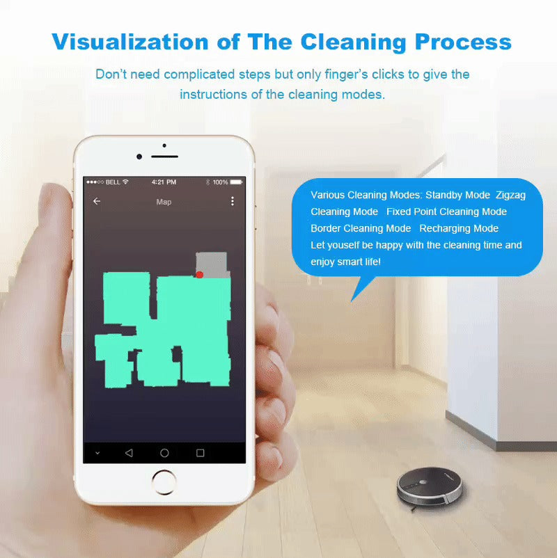 Souq al Masaar™Smart Robotic Vacuum Cleaner