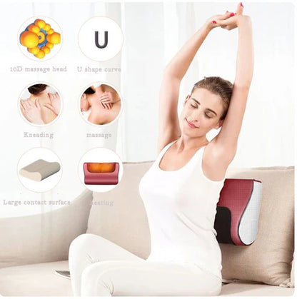 Souq al Masaar™ Red Pillow Massager – جهاز تدليك الوسادة الحمراء
