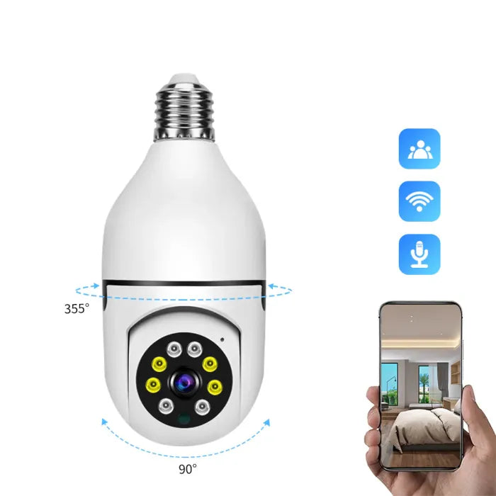 Souq al Masaar™ Night Vision Wireless Bulb Camera