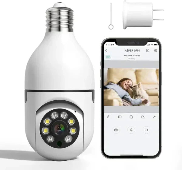 Souq al Masaar™ Night Vision Wireless Bulb Camera